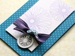 Thank you purple and blue details