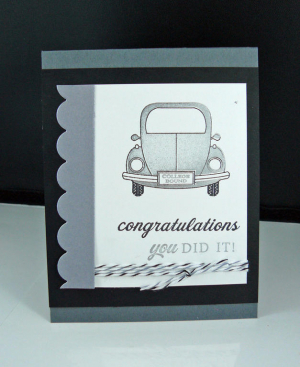 black and silver car grad