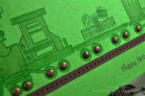 Happy Birthday Train detail