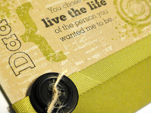 Dad's Life Card - detail