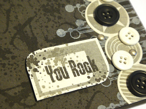 You Rock Card - detail