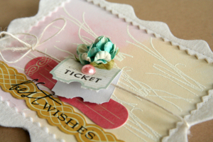 Best Wishes card - side