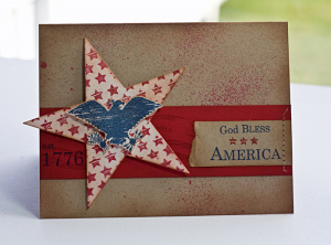 God Bless America eagle