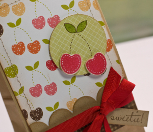 Sweet Cherry bag detail