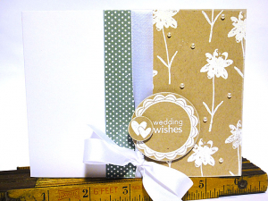 Wildflower Wedding Wishes Card