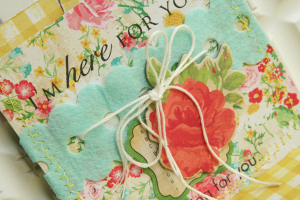 I'm Here for You card - detail
