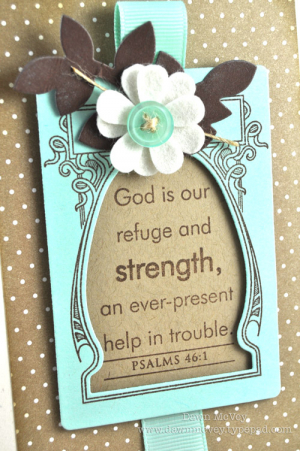 God is Our Refuge detail