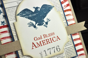 God Bless America detail