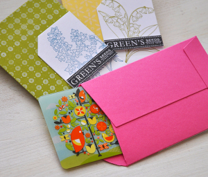 Modern Seed Packets Gift Card Holders