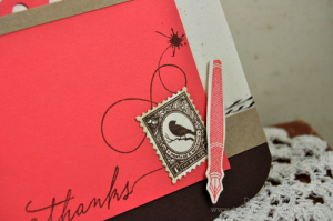 A Note of Thanks detail