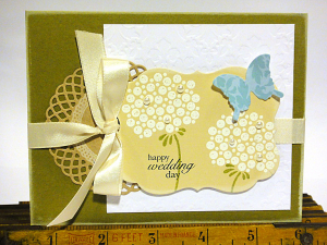 Wedding Day Flowers Card
