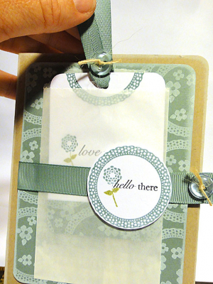 Hello, Love Pocket Card - pocket detail