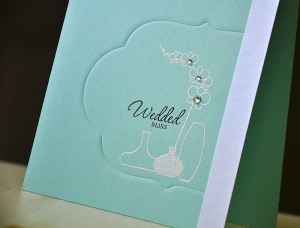 Embossed Wedded Bliss Detail