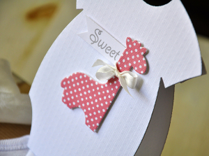 Sweet Baby Onesie Card Detail
