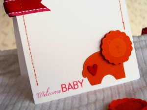Welcome Baby card (detail)