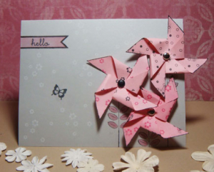 Hello Pinwheel Flowers