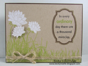 Beckynoelle - ordinary day card