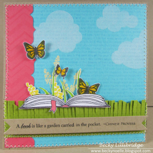 Beckynoelle - garden book card