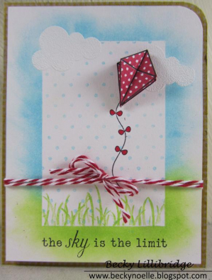 Beckynoelle - Sky's the limit card