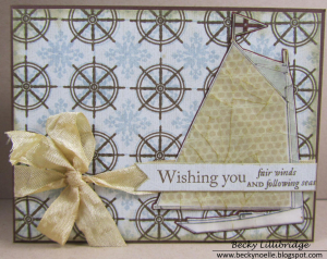 Fair Winds and Following Seas Wedding Card