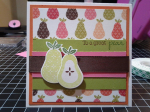 Fruit Card - Pears