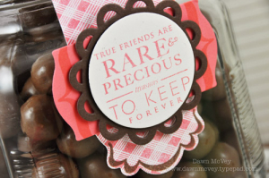 Candy Jar Label detail