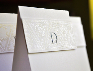 Monogrammed Card Detail