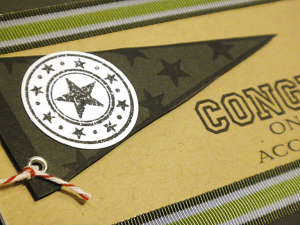 College Congrats Card - detail