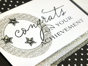 Achievement Congrats Card - detail