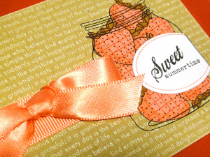 Summer Strawberries Card