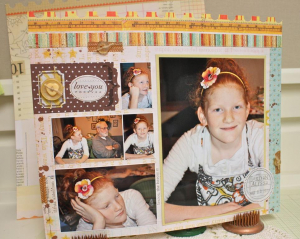Jordan Scrapbook Layout