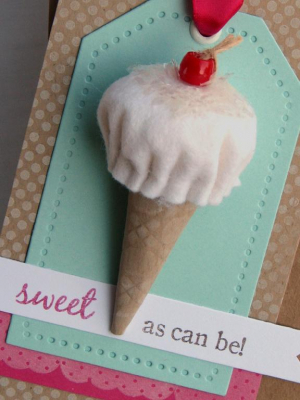 Sweet As Can Be tag - detail