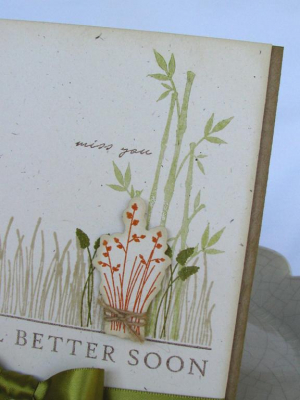 Miss You card - detail