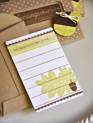 Gratitude Place Card Inside