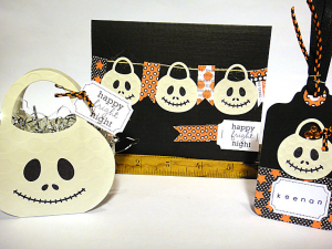 Halloween Skeleton Card & Box