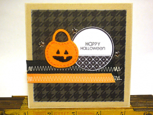 Halloween Treat Bucket Card