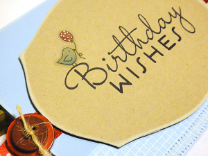 Birthday Birdy Wishes - detail