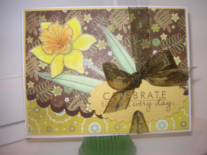 Sunny Daffodil Card