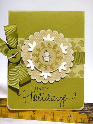 Holiday Snowman Card