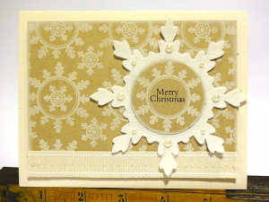 Soft Christmas Snowflake Card