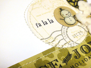 Peace & Joy Card - detail