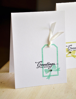 Greetings Of The Season Aqua