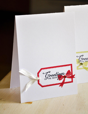 Greetings Of The Season Red