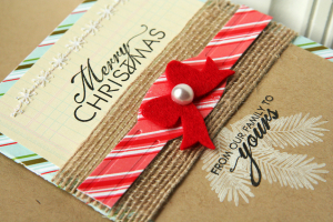 Merry Christmas from our Family to Yours card - detail