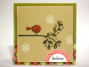 Winterberry Bird Card