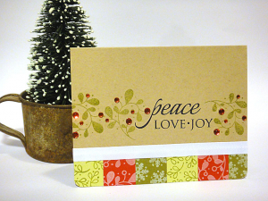 Peace Berry Card
