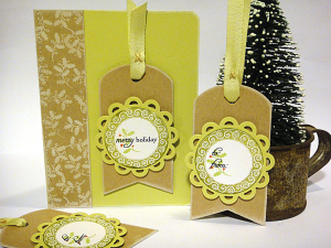Merry Holiday Card & Tags