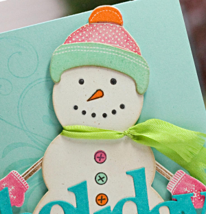 Snowman Hugs & Kisses detail