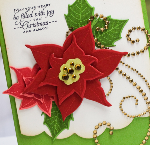 Elegant Poinsettia detail