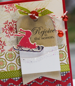 Home-felt Sledding Season detail